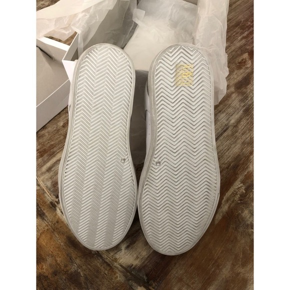 RE/DONE 90s Skate Sneakers Leather Suede Low Top Lace Up Shoes White NWB 37 - Picture 6 of 9